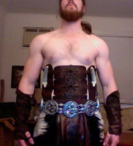 Finished Khal Drogo costume by Bryce Homick (image by Bryce Homick).