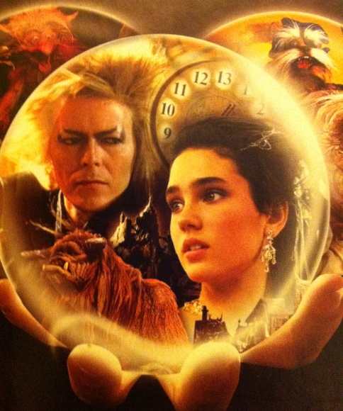 A detail from the cover of my copy of Labyrinth.