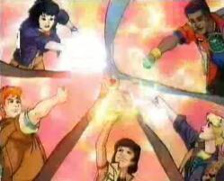A screenshot of the show Captain Planet and the Planeteers. Fair use rationale: I just wanted a small picture of the show; will remove if asked. Copyright owned by the copyright holders; all rights reserved.