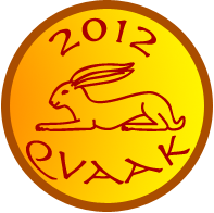 The 2012 Red Rabbit Award presented to Qvaak.