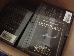 Copies of Living Language Dothraki